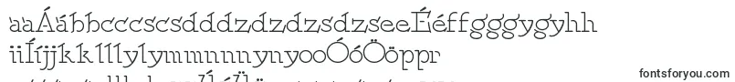Speedballno2nf-fontti – unkarilaiset fontit
