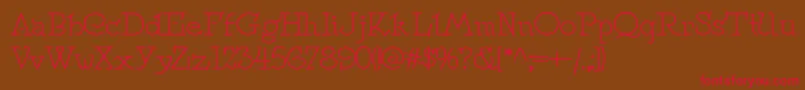 Speedballno2nf Font – Red Fonts on Brown Background