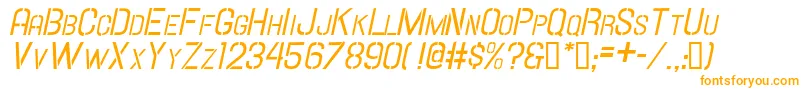 HallandaleStencilIt.ScJl Font – Orange Fonts