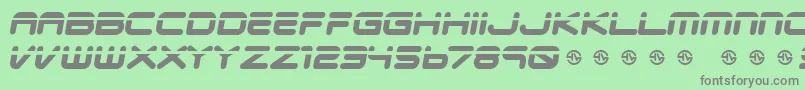 Шрифт Veloped – серые шрифты на зелёном фоне