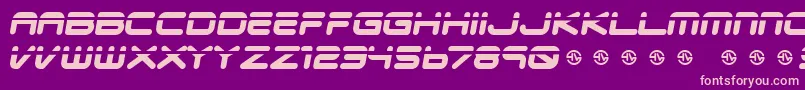Шрифт Veloped – розовые шрифты на фиолетовом фоне