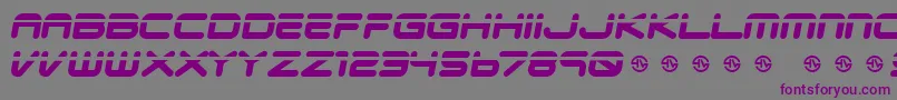 Veloped Font – Purple Fonts on Gray Background