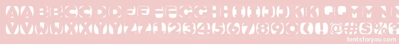 SketchcameosroundBold Font – White Fonts on Pink Background