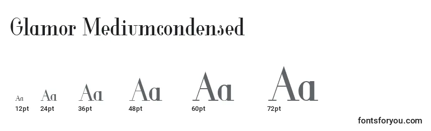 Glamor Mediumcondensed Font Sizes