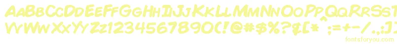 ComicBookBold Font – Yellow Fonts