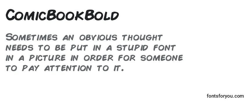 ComicBookBold (46742) フォントのレビュー