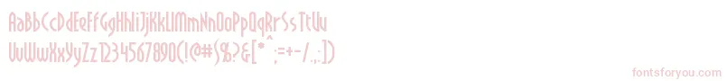 Crichton Font – Pink Fonts on White Background