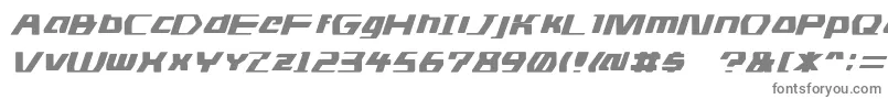 フォントDs Man – 白い背景に灰色の文字