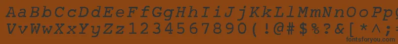 Подробнее о шрифте AplNormal Шрифт AplNormal – чёрные шрифты на коричневом фоне