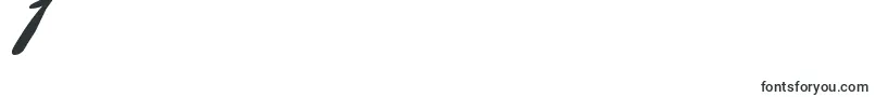 フォントCreepyScrawlyItalic – フォント数字1