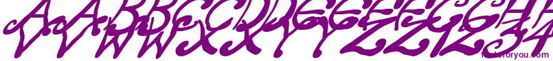 fuente CreepyScrawlyItalic – Fuentes Moradas