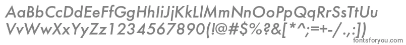 FuturiscItalic Font – Gray Fonts