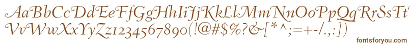 FairfieldLh46SwashLightItalicOldStyleFigures Font – Brown Fonts