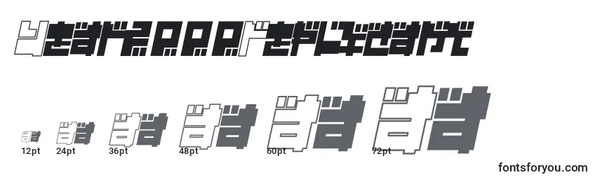 Year2000Replicant Font Sizes