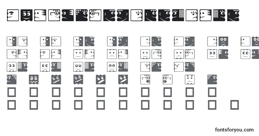 A fonte Linotypefacevalue – alfabeto, números, caracteres especiais