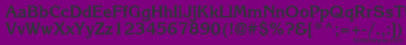 Karlajohnson6Boldsh Font – Black Fonts on Purple Background