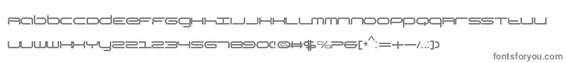 KbYear Font – Gray Fonts on White Background