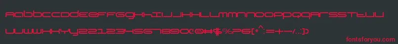KbYear Font – Red Fonts on Black Background