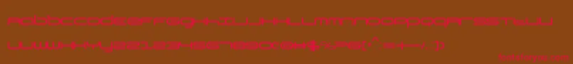 KbYear Font – Red Fonts on Brown Background