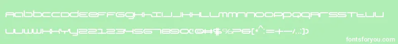 KbYear Font – White Fonts on Green Background
