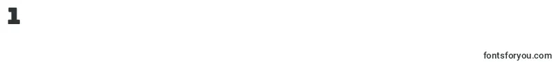 BungeecolorRegularSvg Font – Fonts for Digit 1