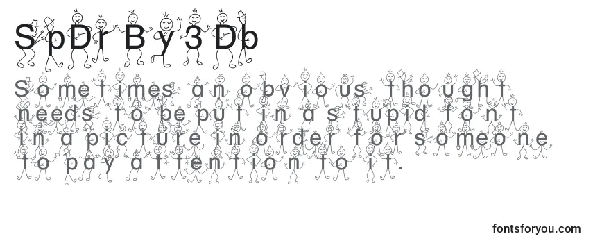 SpDrBy3Db Font