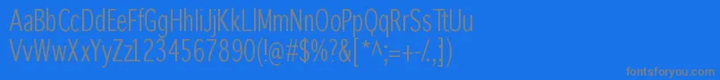 En savoir plus sur la police Winterthurcondensed Police Winterthurcondensed – polices grises sur fond bleu