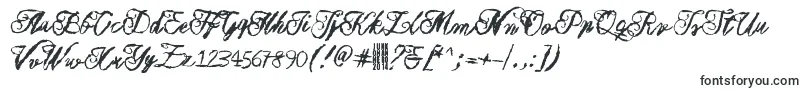 Muurahaiskarhu-fontti – Käsinkirjoitetut fontit