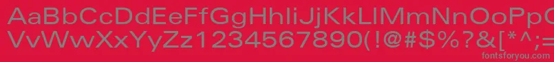 NovaExpandedSsiExpanded Font – Gray Fonts on Red Background