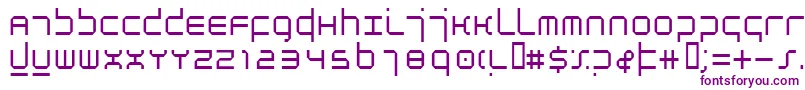 AtmosphereLight Font – Purple Fonts on White Background