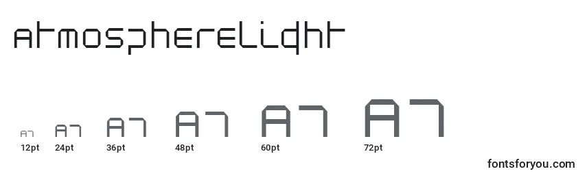 AtmosphereLight Font Sizes