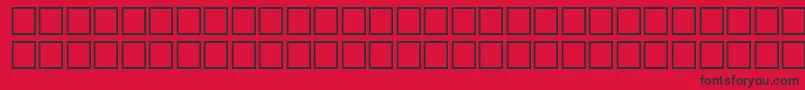 McsHor1SISnail2000 Font – Black Fonts on Red Background