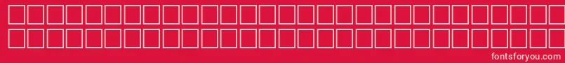 McsHor1SISnail2000 Font – Pink Fonts on Red Background