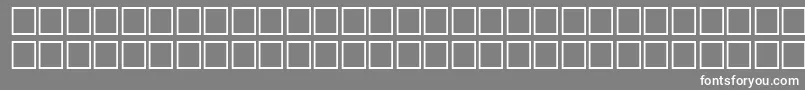 McsHor1SISnail2000 Font – White Fonts on Gray Background