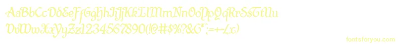 Quillswordsemital Font – Yellow Fonts