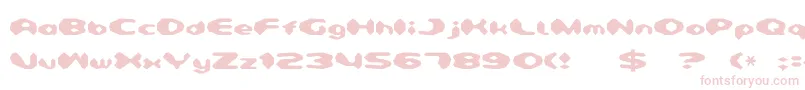 Detonator-fontti – vaaleanpunaiset fontit valkoisella taustalla