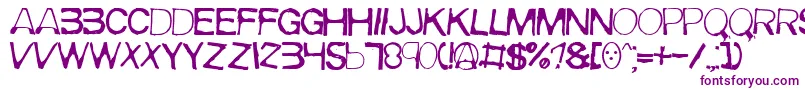 Meirrg-Schriftart – Violette Schriften