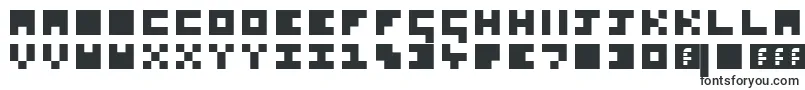 Шрифт SoSquare – формы шрифтов