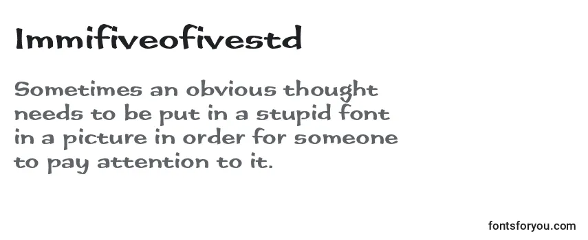 Immifiveofivestd Font