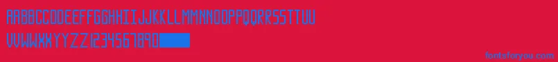 Подробнее о шрифте SundanceNeue Шрифт SundanceNeue – синие шрифты на красном фоне