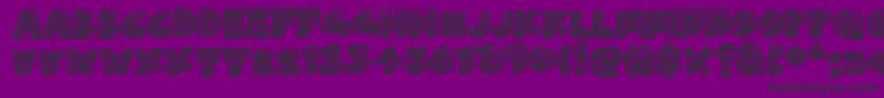 ChalkDash Font – Black Fonts on Purple Background