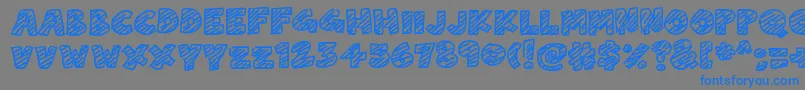 ChalkDash Font – Blue Fonts on Gray Background