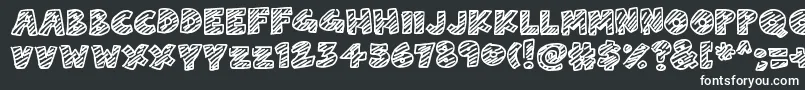 ChalkDash Font – White Fonts on Black Background