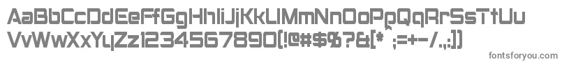 Шрифт MontalbanCondensed – серые шрифты на белом фоне