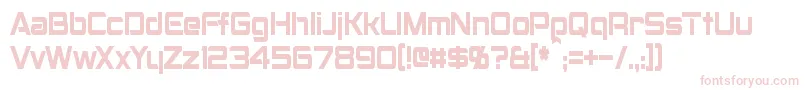 Шрифт MontalbanCondensed – розовые шрифты