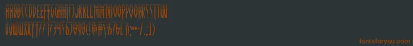 Lisätietoja Inhumanityhalf-fontista Inhumanityhalf-fontti – ruskeat fontit mustalla taustalla