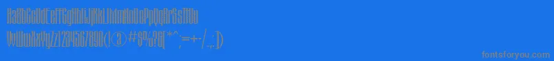 Weitere Informationen zur Montblancwindc-Schriftart Montblancwindc-Schriftart – Graue Schriften auf blauem Hintergrund
