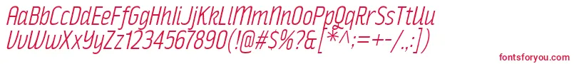 RakeslyLtIt Font – Red Fonts