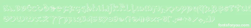 Firstv2s Font – White Fonts on Green Background