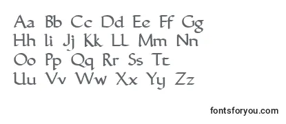 Gunthercalligraphic Font